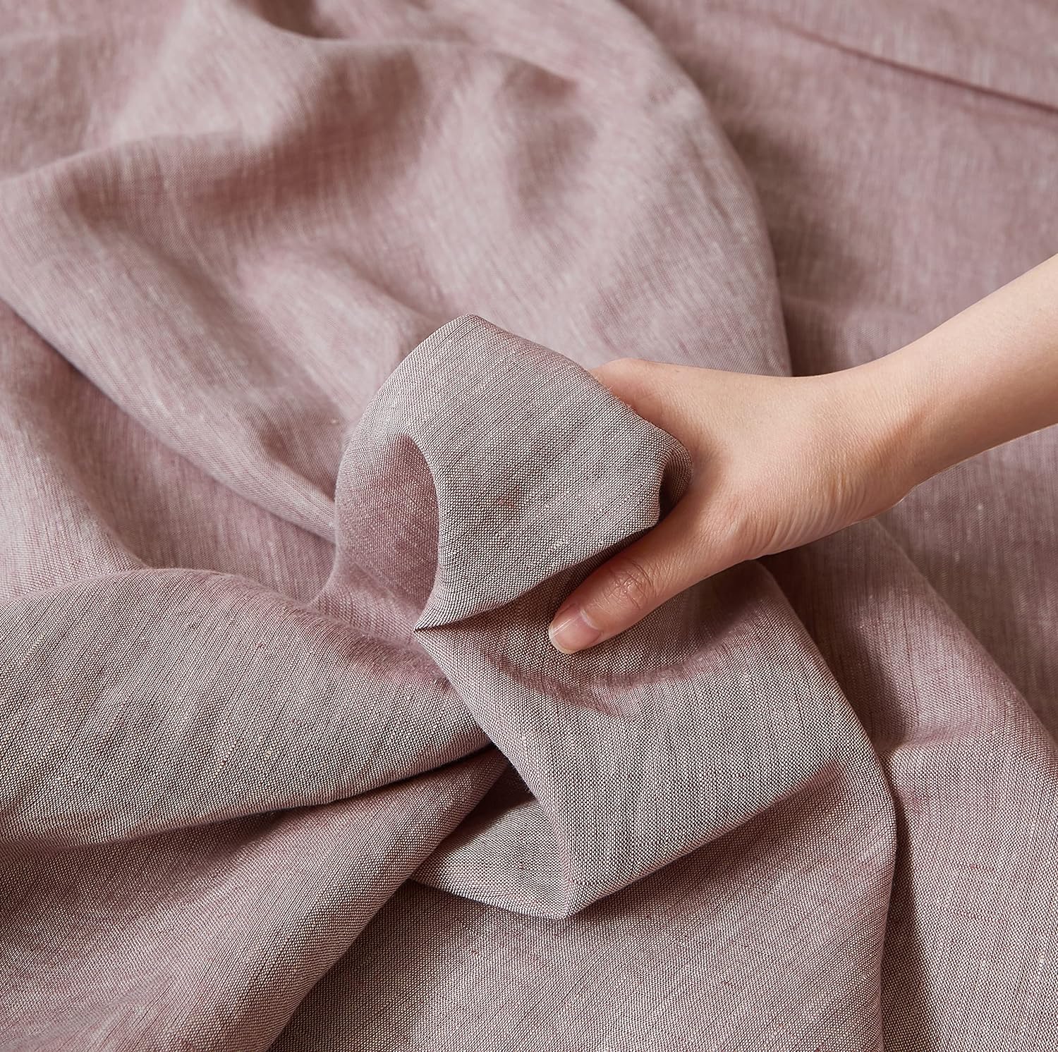 100% Natural Linen Fabric French Linen Garment Fabric Flax Linen Fabric Natural Color for Bedding at Home бежевый