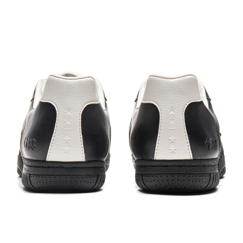 Li Ning Fashion Trendy Versatile Shock Absorbing Non-Slip Wear-Resistant Low-Top Casual Shoes Unisex Casual Shoes Black AZGV165-1