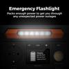 Flashfish P66+TSP100 Portable Power Station 300W Output Power 7 Outputs 3 Ways To Recharge 6-layer Protection