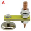 1pcs Welding Magnet Head Magnetic Welding Ground Clamp Holder Fixture Strong Welder Sheet Metal Repair Machine Ground Wire Clamp