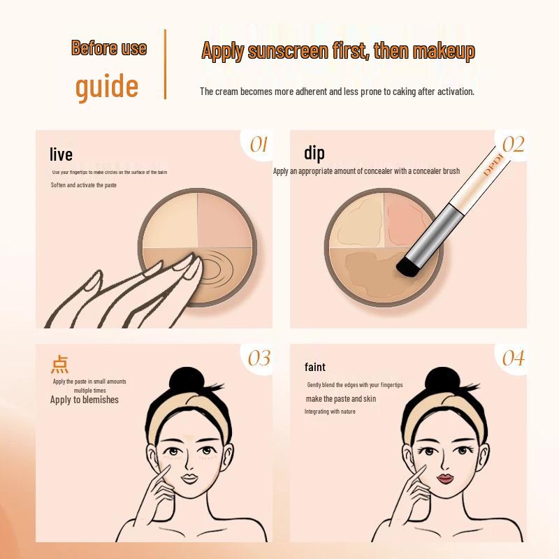 DPDP Palette Correttore Tricolore