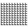 5/16x3/4Inch L Type Window Screen Frame Corner Connector Plastic Screen Corner Brackets For Home Renovation Enduring