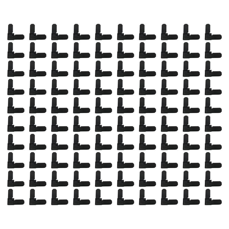 5/16x3/4Inch L Type Window Screen Frame Corner Connector Plastic Screen Corner Brackets For Home Renovation Enduring