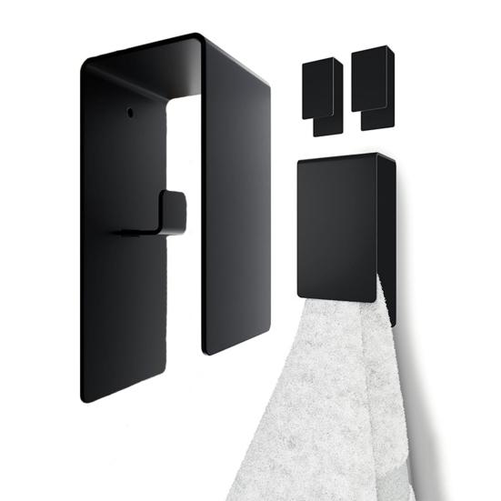 4Pcs Stainless Steel Bath Towel Hooks Self Adhesive Robe Hook No