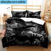Cobra Movies Of The Fighters 3pcs Bedding,Including 1pc Duvet Cover And 2pcs Pillowcases Perfect for Christmas,Ideal for Bedroom, Dormitory