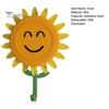 Adhesive Flower Hook Sunflower Wall Hook, Peel And Stick Decorative Hooks Retractable No-Drill Installation Hanger, for Kitchen Bathroom Bedroom