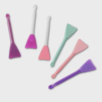 Perie și lingură pentru măști de noroi din silicon cu dublă utilizare