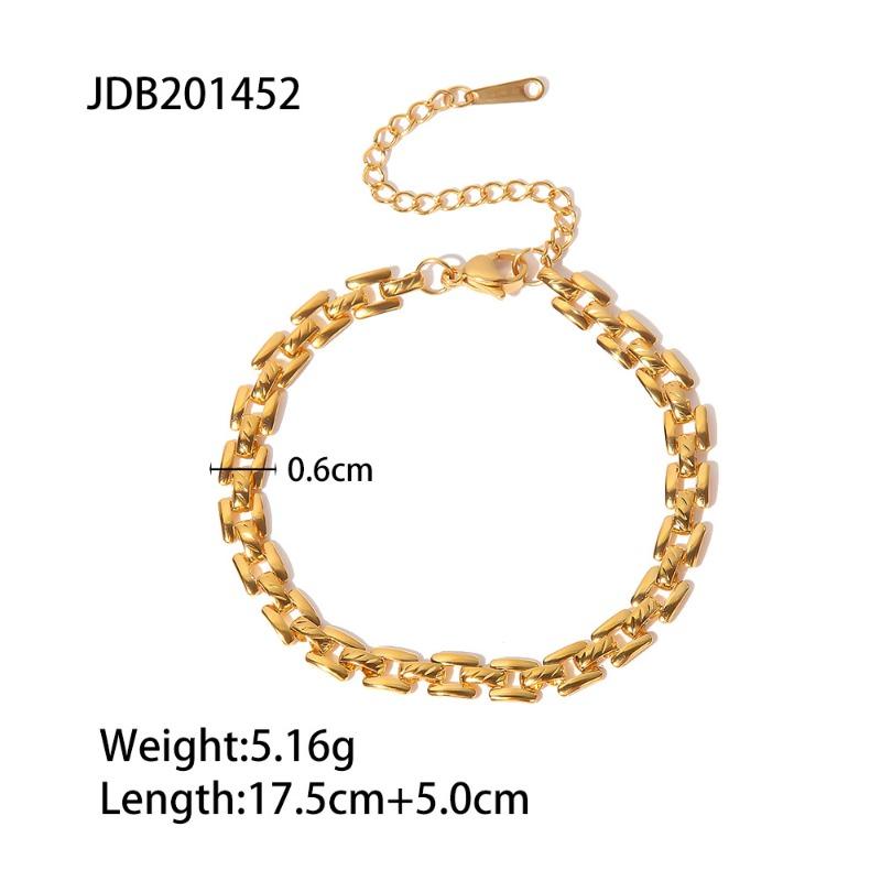 Stainless Steel Cuban Bracelet - High-end Metal Chain - Titanium Steel Jewelry Accessory