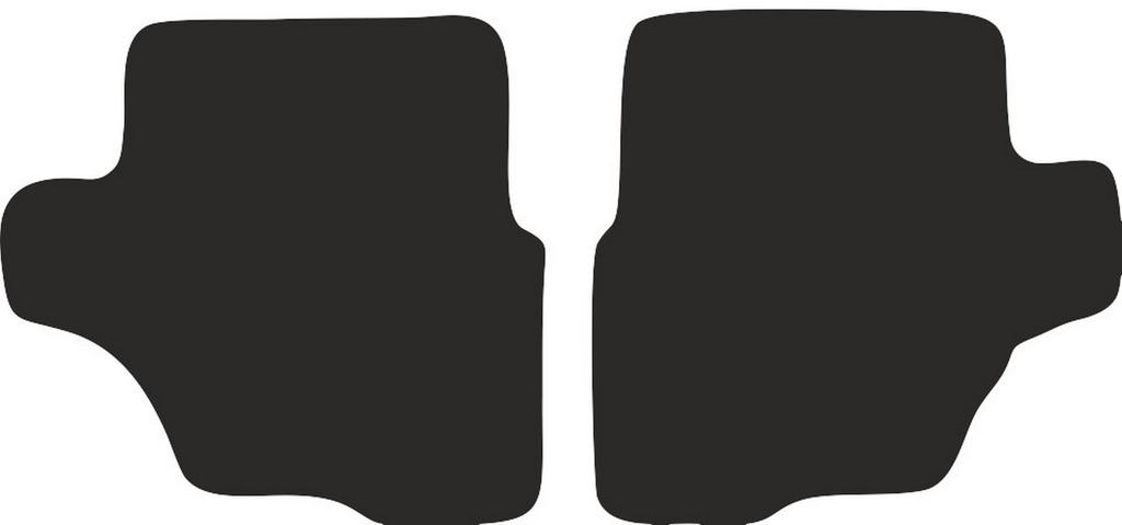 Rear Floor Mats For Suzuki Grand Vitara I 3-Door 1998-2005