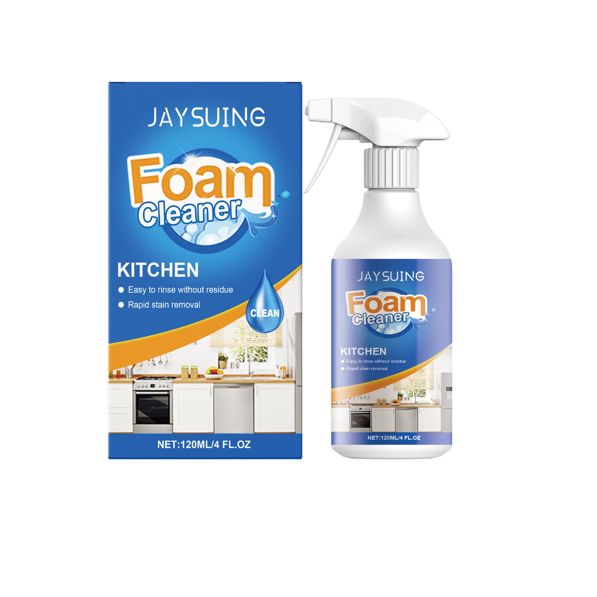 

Clean Up Kitchen Oil Stains All-Purpose Hood Cleaning Spray Fast-Acting Degreaser Remover for Wall Oven Tile Grill 120ml 1pcs