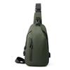 Mens Leather Material Crossbody Bag With Waterproof Design For Daily Use