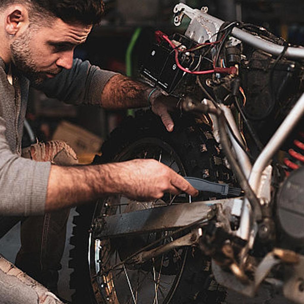 Fahrradkettenbürste, Kettenreiniger Motorrad Fahrrad Bürste Schrubber Kette - Einfach und Praktisch
