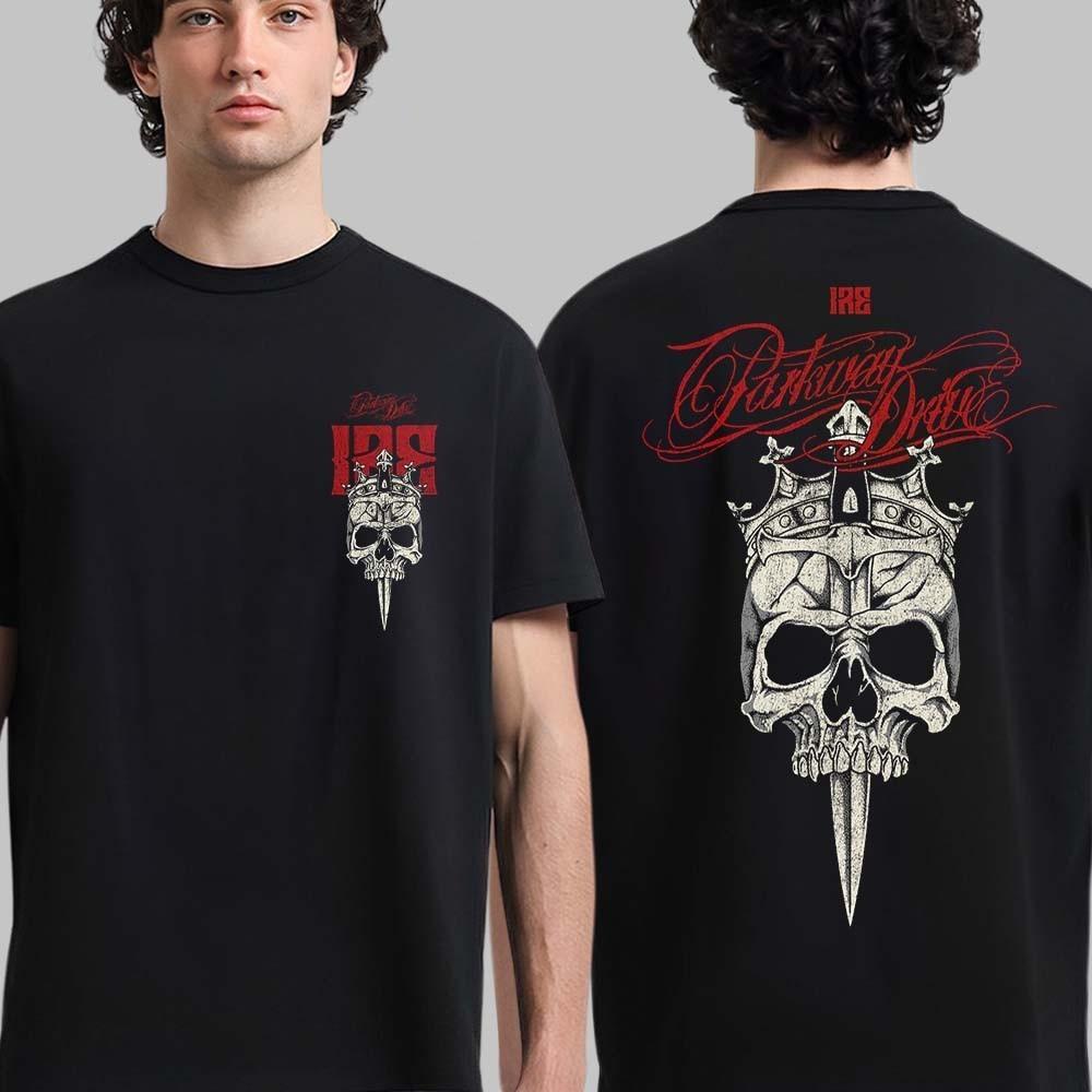Parkway Drive IRE 10 Year Anniversary King Skull Concert Unisex Unisex T-Shirt XXL