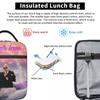 Mr Worldwide Lunch Bag Work Lunch Box For Unisex Casual Custom Thermal Lunch Bags Oxford Cooler Bag