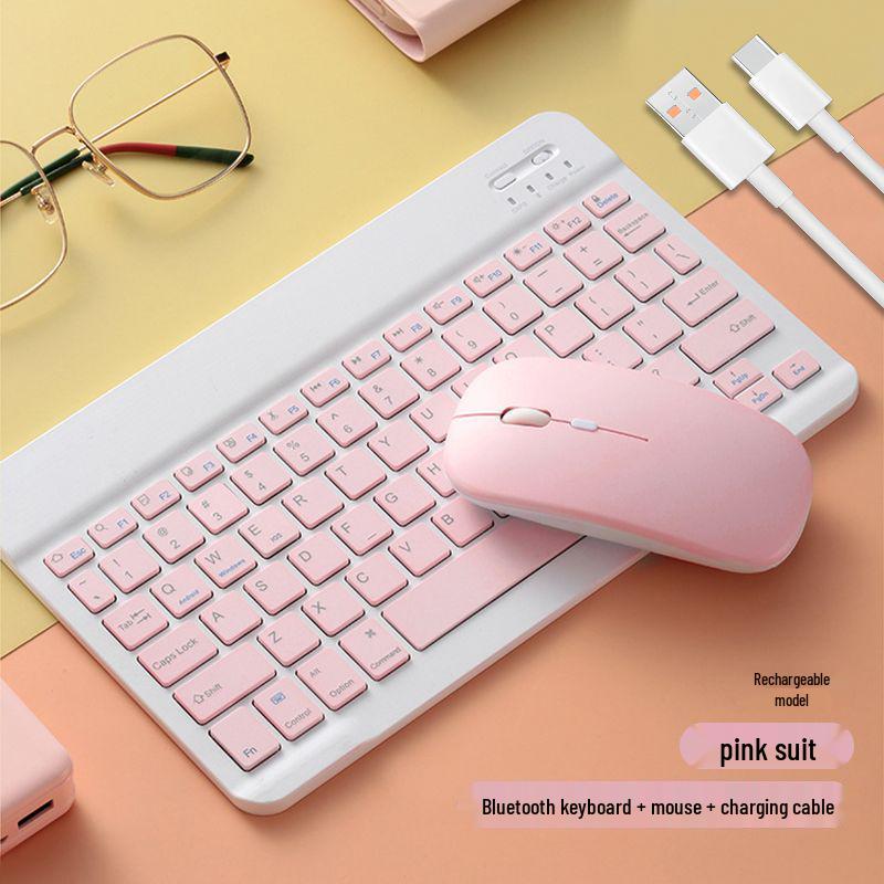 Bluetooth Drahtloses Tastatur- und Maus-Set für Apple, Android, Tablet, iPad, Laptop