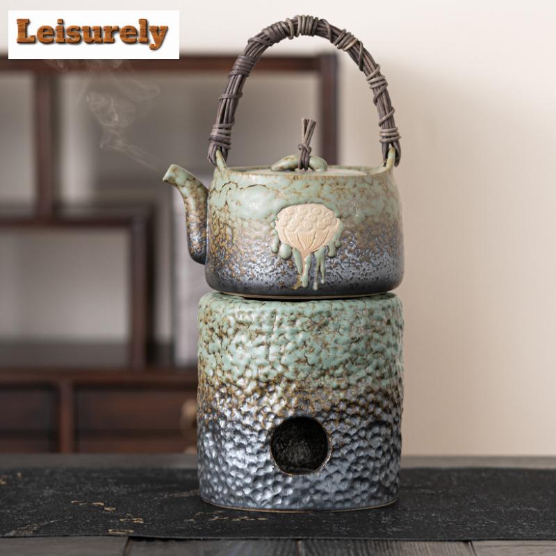 Lithophyte Lotus Kiln Change Zvedací trámový hrnec Okolní sporák Na vaření čaje Domácnost Čaj Ohřívač vařič Varná konvice na vodu