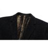 Men's Casual Suit Autumn and Winter Middle-aged Business Single-western Solid Color Thickened Liner Trendy Suit Warm Jacket