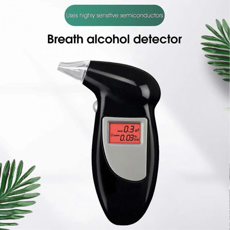 Alcohol Tester High Accuracy Battery Powered Digital Handheld Drunk Driving Tester