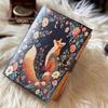 Fox Leather Grimoire Journal: Vintage Book of Shadows, Deckle Edge Paper