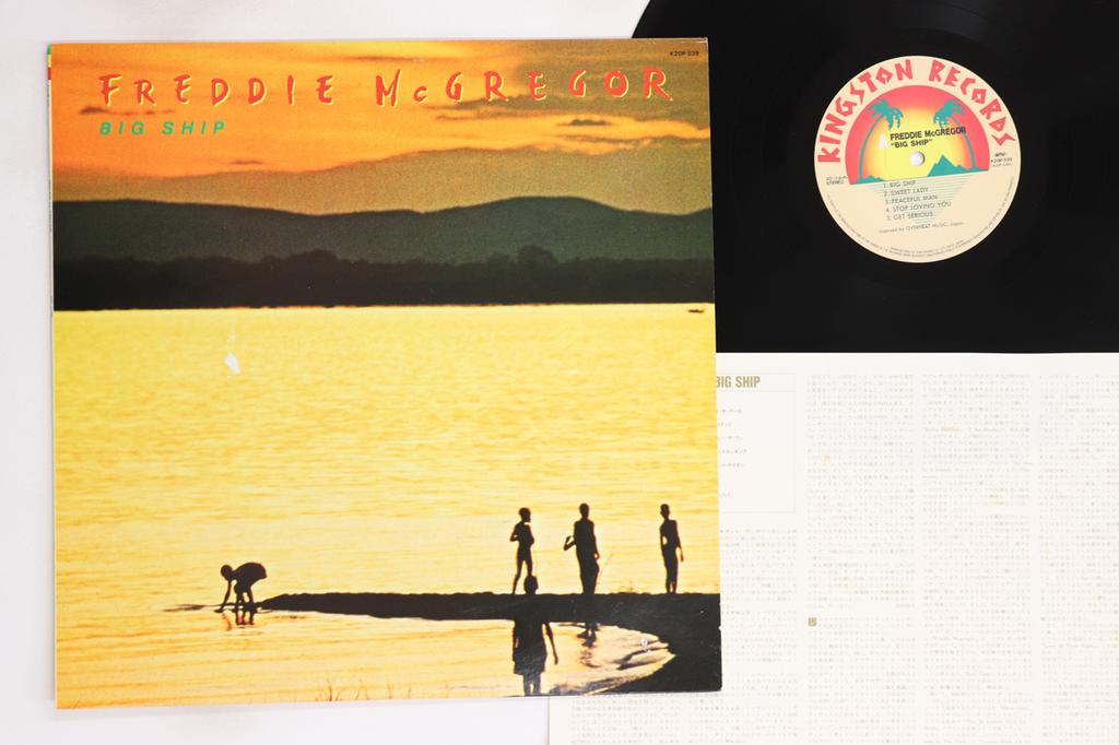 LP Record FREDDIE MCGREGOR - Big Ship K20P539 KINGSTON 1985 Japan Reggae, Ska & Dub Used