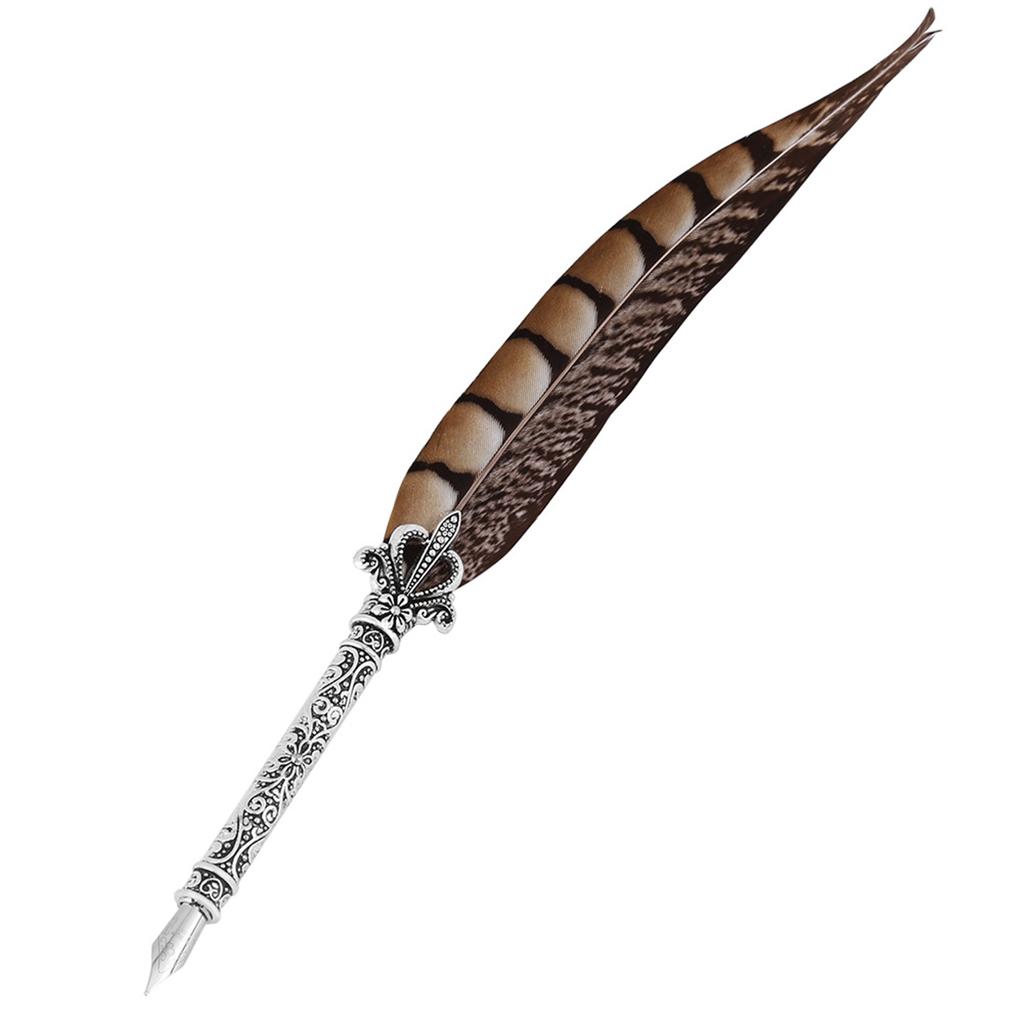 Antique Feather Fountain Dip Pen Quill Pen Writing Stationery Business Office Supplies (#2)