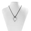Simple geometric love hollow pendant necklace hip-hop sweet and cool irregular versatile necklace