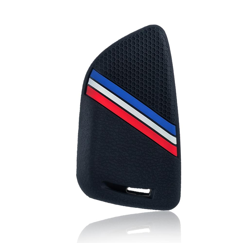 For BMW X1 X3 X4 X5 X6 Series 1 2 3 5 7 G20 G02 G05 G31 G23 F34 F15 F40 IX3 New Silicone Remote Car Key Cover Keychain Key Case