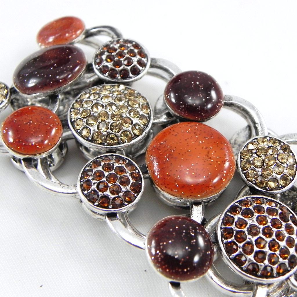 NOA [G8277] - Bracelet Créateur 'Sissi' marron