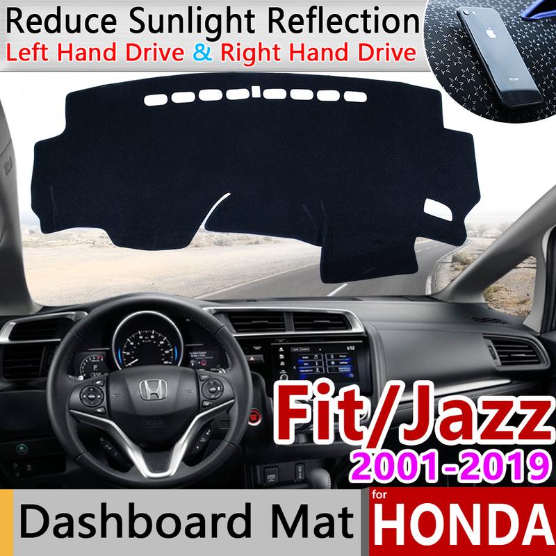 For Honda Fit Shuttle Jazz 2001~ Dashboard Mat Cover Pad Sunshade Dashmat Protect Car Carpet Accessories GD4 GE6 GK5 Cushion