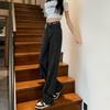 Versatile Niche High-waisted Wide-leg Jeans Women's Straight Loose New Thin Small Mopping Jeans
