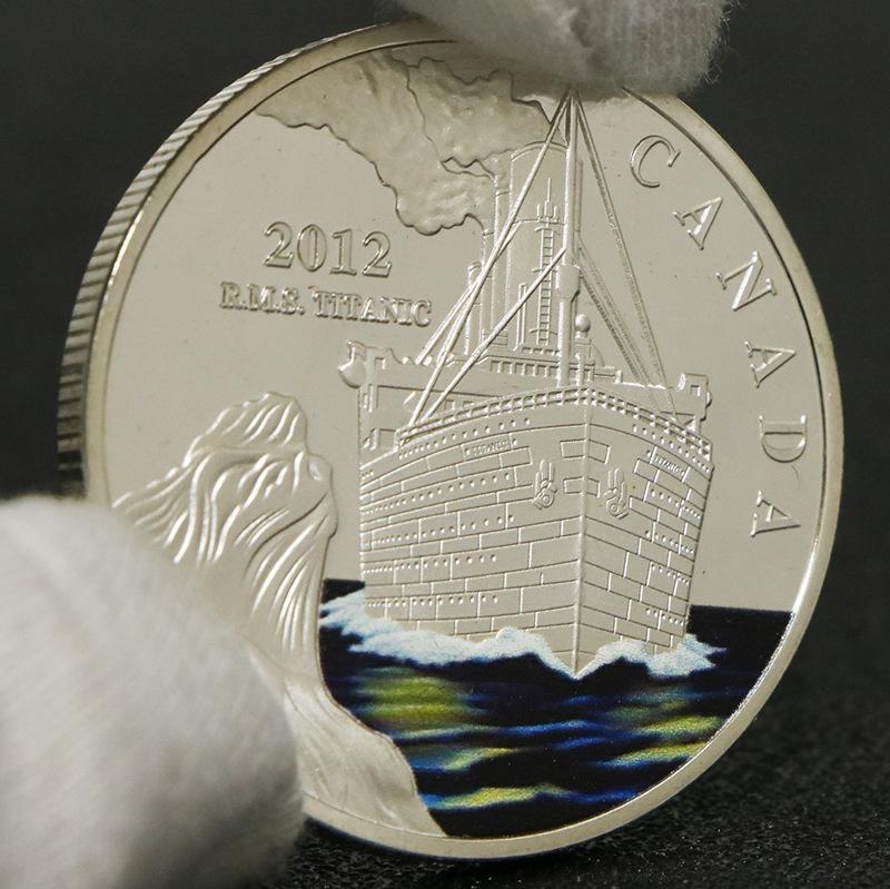 

Titanic, Ship of Love, Silver Plated Commemorative Coins, Collector s Coins, Lucky Coins, Coins, Christmas gift, Stocking stuffers серебряный