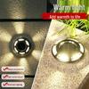 Dual-Use Solar LED Stainless Steel Path & Wall Garden Light