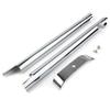 1Pair Motorbike Frame Cover Front Chrome Down Tube Cover For Harley Softail Fat Boy Twin Cam Heritage CVO FLSTSE FXSTC FLSTF