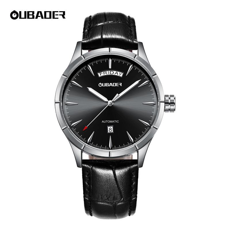 Genuine Men's Automatic Outdoor Sports Watch - Waterproof, Luminous, with Week and Calendar Display
