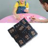 10Pcs Acrylic Mult Sided Dices Role Playing Table Game Dices Six Sided Dices Round Corner Dices Mahjong Accessories