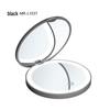 LED Lit Portable Double-Sided Makeup Mirror, 10x Magnification, Folding, with Living Room Fill Light