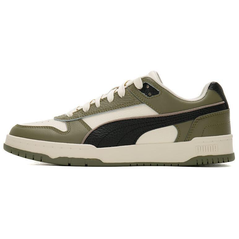 PUMA RBD Game Low  Alpine Snow Black Olive  Men s 386373-35 EU 40