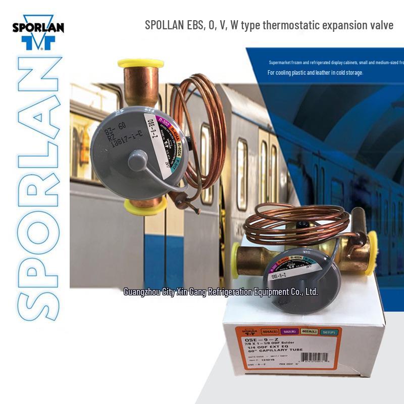 New Sporlan OS Series OSE-9Z, OSE-12Z, OSE-21Z Thermostatic Expansion Valves for R404. 9Z