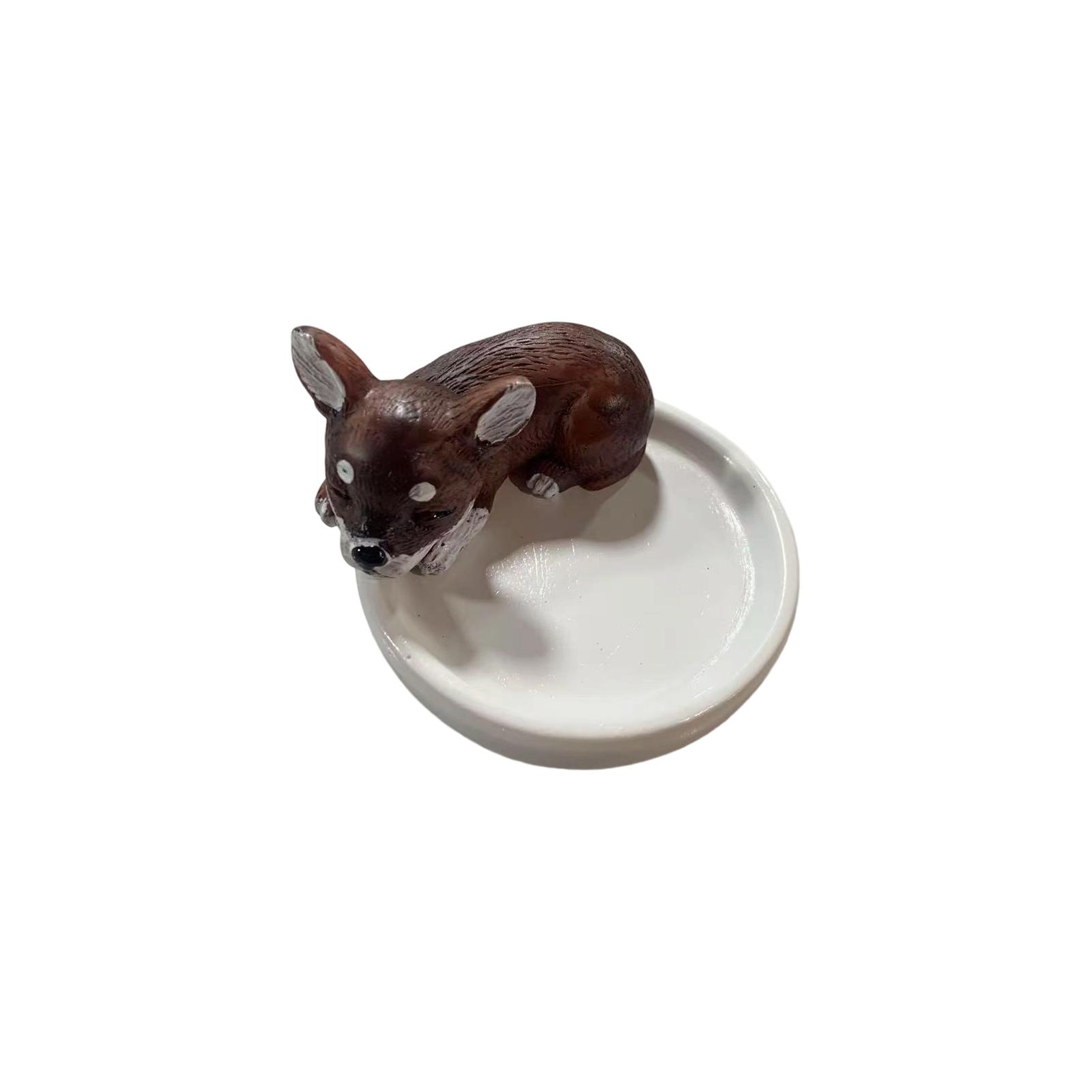 

Puppy Candle Holder Ornaments Resin Ornaments Crafts One Size
