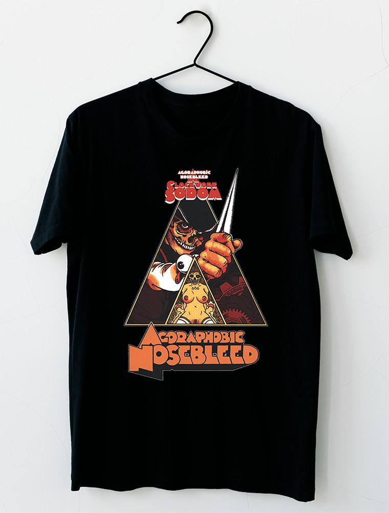 

Agoraphobic Nosebleed American Band Clockwork T-Shirt S-5XL CO543 Unisex T-Shirt XXXL