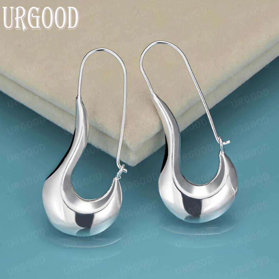 925 Sterling Silver Fashion Shoe-Shaped Pierced Earrings Wedding Jewelry