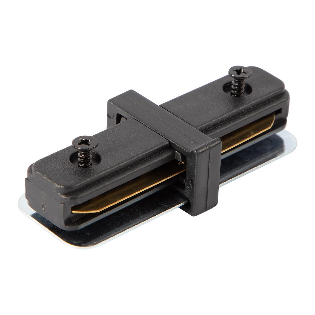 Straight Track Connector Black 1-Circuit V2.0