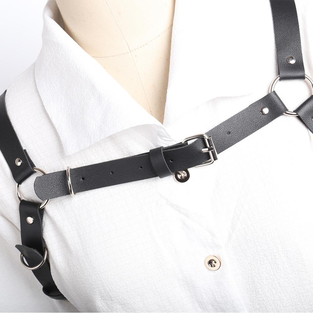 Harajuku Vintage Hip-Hop Strap Sexy Sm Bondage Belt Female Decoration Ladies Pu Belt