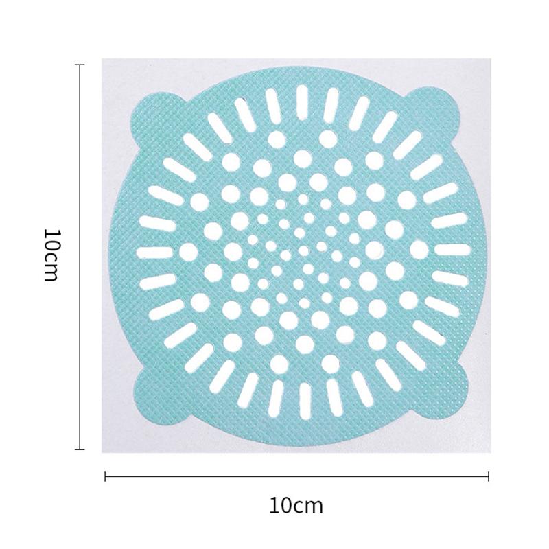 30Pcs Disposable Sink Filter Shower Drain Sticker Drain Hair Catcher Drain Cover