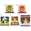3D Time Piece Calendar Carved Tree Memo Pad 2026 Desk Calendar with LED Light Tear-off Decorative Panda Calendar Christmas Gift for Colleague Friend