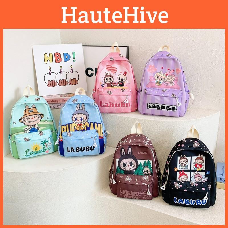 Nylon Cute Colorful Backpack For Kids With Air Cushion Straps Ideal For Use School