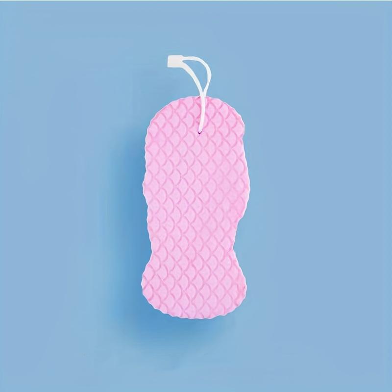 

One Piece of ThreeThree-Dimensional Bath Sponge, Spongeand Skin-Friendly for Baths, Featuring A Cartoon Embossed Design. рожевий