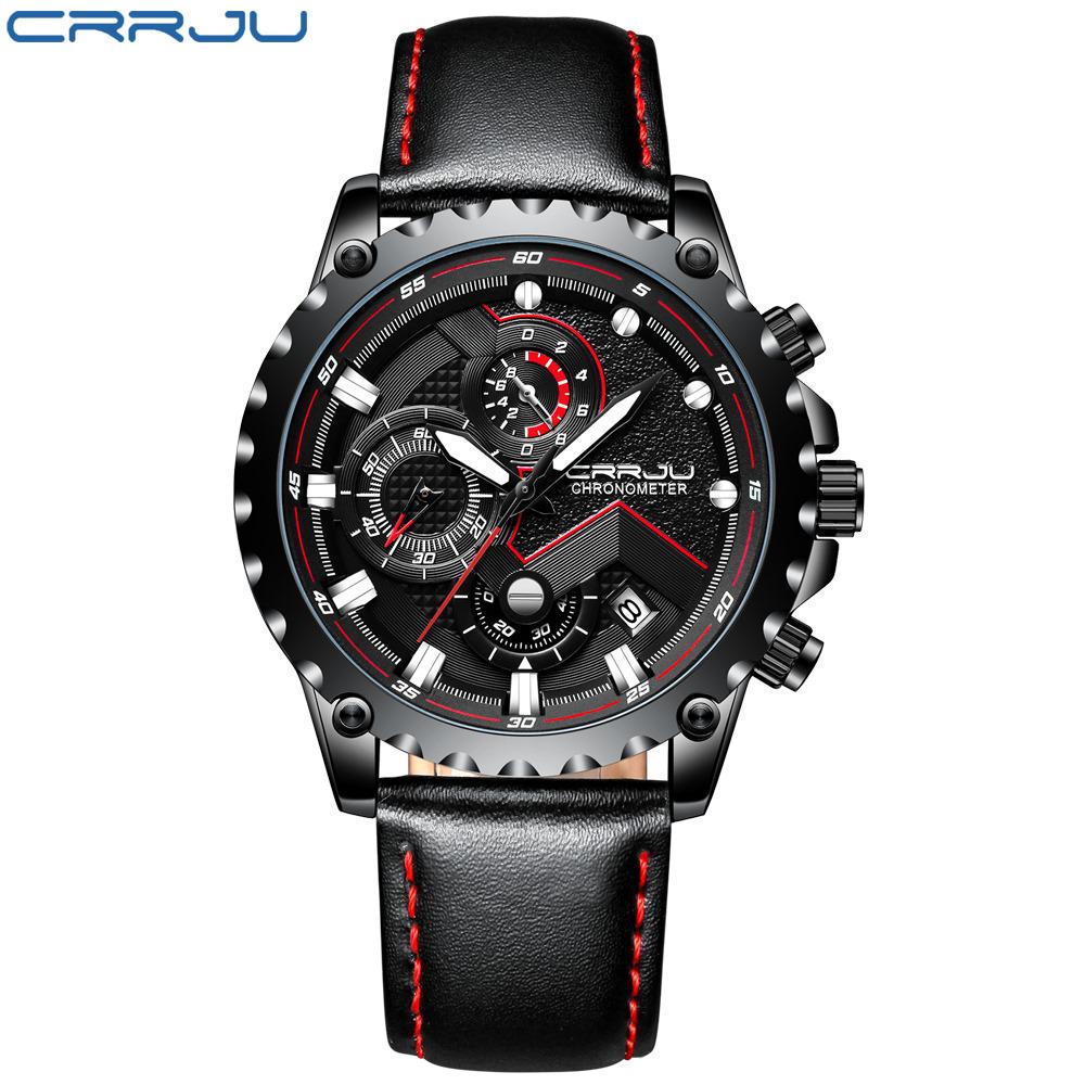 Fashion Sports Men Watch CRRJU Relogio Masculino Clock Men's Watch