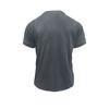 Men Solid Waffle Crew Neck Short Sleeve Loose Casual T Shirt