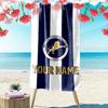 Benutzerdefinierter Name Millwall FC Druck Strandtuch, Großes Weiches Schnelltrocknendes Handtuch für Strand Camping Schwimmen_xia